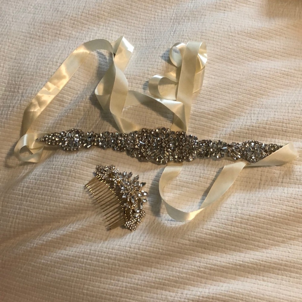 Bridal Belt & Hair Comb